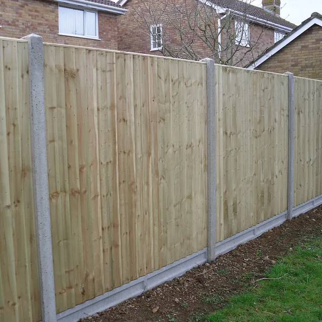 wooden fencing