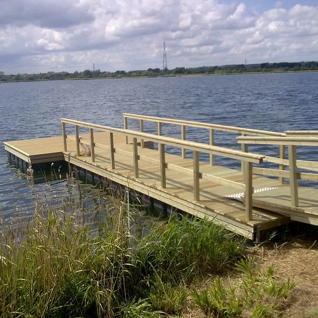 wooden jetty